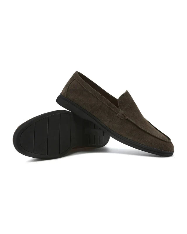 Mocassins en Daim Premium – Semelles Noires