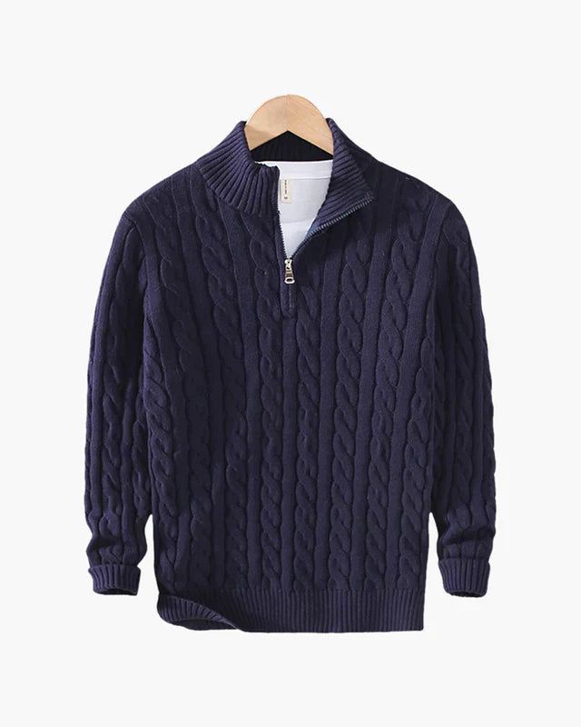 Pull Half-Zip Verbier – Élégance Alpine